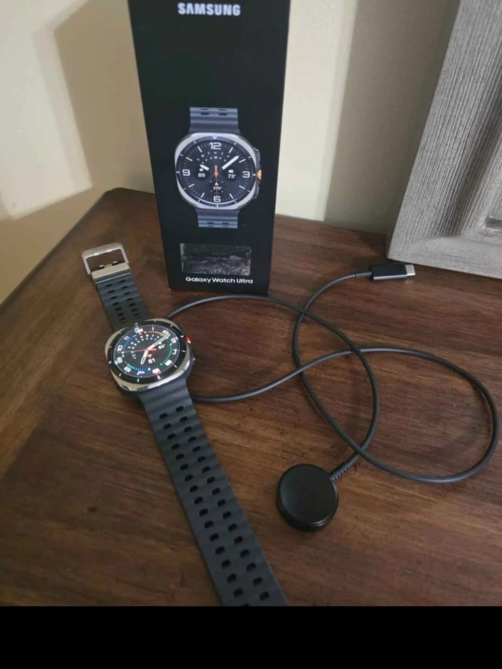 Samsung Galaxy Watch Ultra - Black and Silver Case